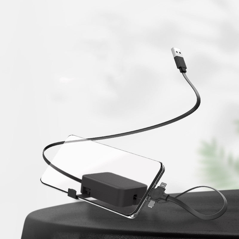 Cable retractable 3 en 1