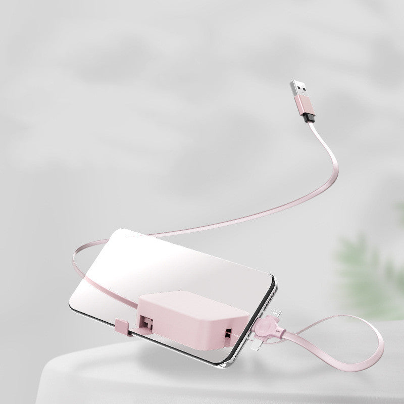 Cable retractable 3 en 1