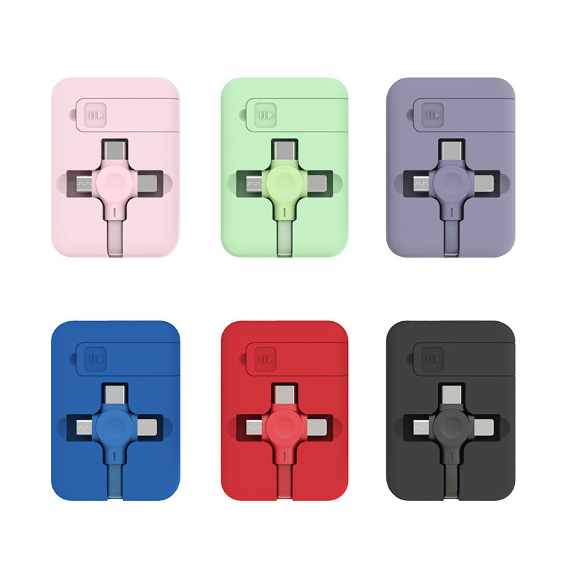 Cable retractable 3 en 1