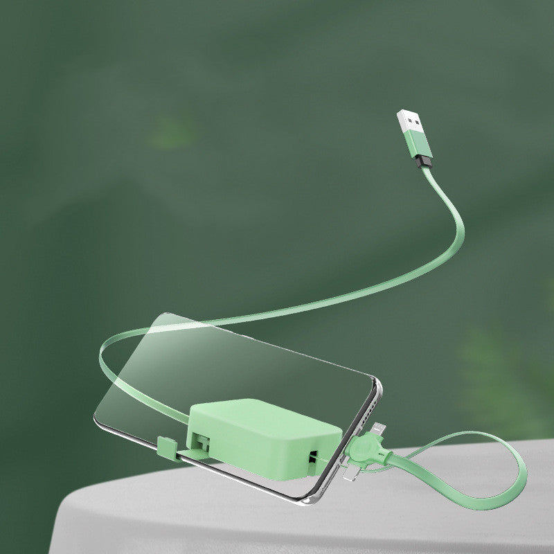 Cable retractable 3 en 1